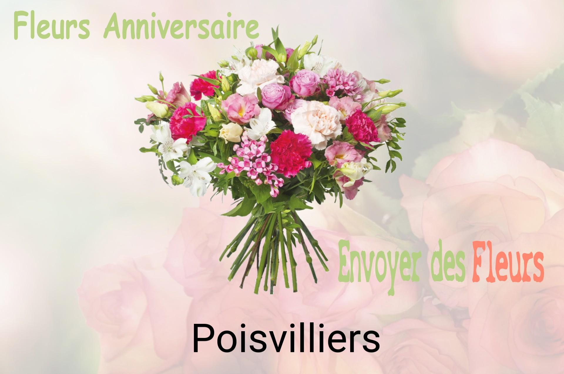 Bouquet de fleurs d’anniversaire livré à Poisvilliers