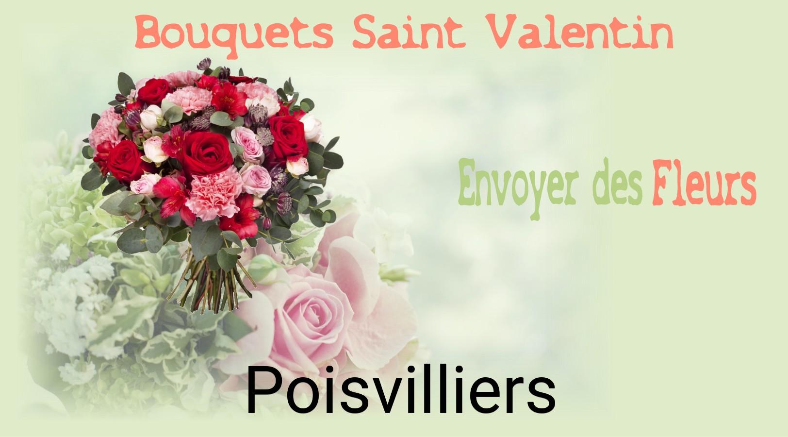 Roses de Saint-Valentin livrées à Poisvilliers